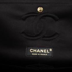 Pre Owned Chanel Green Paillette Flap Bag