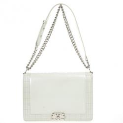 مملوكة مسبقًا Chanel Large Quilted Boy Flap Bag