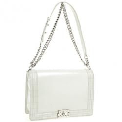 مملوكة مسبقًا Chanel Large Quilted Boy Flap Bag