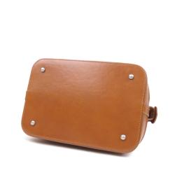 Pre Owned Chanel Brown Leather Country Ride Boston Bag