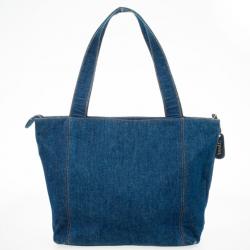 Pre Owned Chanel Denim Tote