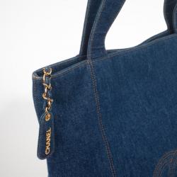 Pre Owned Chanel Denim Tote