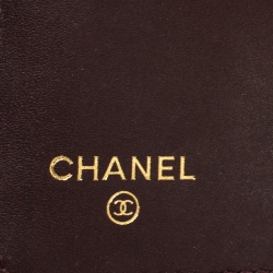 مملوكة مسبقًا Chanel Black Quilted Caviar Leather L Yen Continental Wallet
