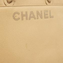 مملوكة مسبقًا Chanel Beige Logo Tote