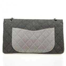Pre Owned Chanel Reissue Tri-Color Denim Maxi Handbag
