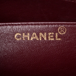 مملوكة مسبقًا Chanel Black Quilted Lambskin Leather Maxi Vintage Classic Single Flap Bag