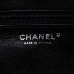 Pre Owned Chanel Black Lambskin Cruise Shoulder Bag