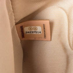 Pre Owned Chanel Magenta Leather Medium Chain Around Boy Flap Bag