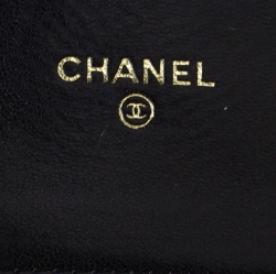 مملوكة مسبقًا Chanel Black Caviar Leather CC Timeless Wallet