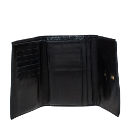 مملوكة مسبقًا Chanel Black Caviar Leather CC Timeless Wallet