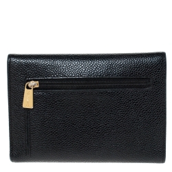 مملوكة مسبقًا Chanel Black Caviar Leather CC Timeless Wallet