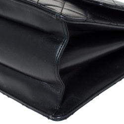 مملوكة مسبقًا Chanel Black Quilted Leather Beauty Lock Flap Bag