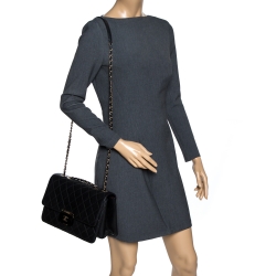مملوكة مسبقًا Chanel Black Quilted Leather Beauty Lock Flap Bag