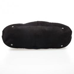 Pre Owned Chanel Dark Brown Pony Hair Sharpei Tote Bag