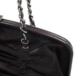 Pre Owned Chanel Dark Brown Pony Hair Sharpei Tote Bag