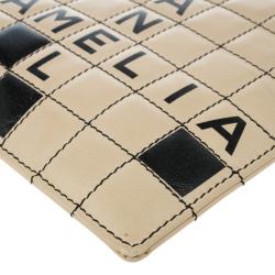 مملوكة مسبقًا حقيبة شانيل كروس وورد بازل بوكيت جلد خروف أحمر وأسود