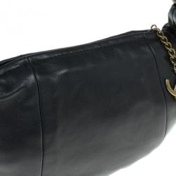 Pre Owned Chanel Black Leather Soft Charm Hobo Bag