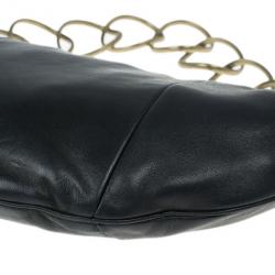 Pre Owned Chanel Black Leather Soft Charm Hobo Bag