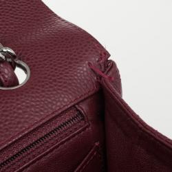 Pre Owned Chanel Rouge Fonce Maxi Classic Flap Bag 