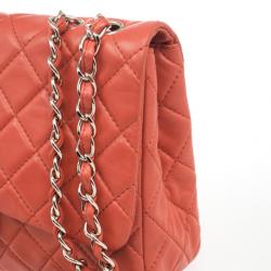 مملوكة مسبقًا Chanel Maxi Orange Lambskin Classic Flap Bag