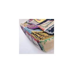 Pre Owned Chanel Multicolor Patchwork Classic Single Flap Bag