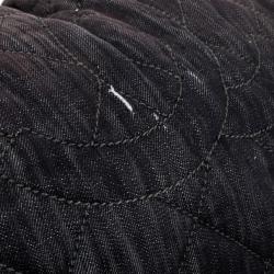 Pre Owned Chanel Brown Denim XL Coco Cabas Spirit Hobo Bag