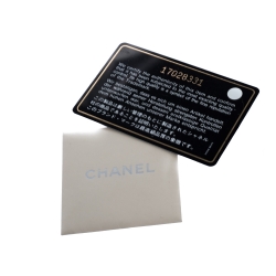 Pre Owned حقيبة شانيل غراند GST شوبر جلد كافيار أسود مبطن 