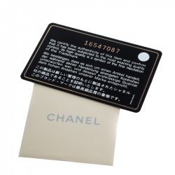 Pre Owned Chanel Black Caviar Leather CC Timeless Wallet On Chain