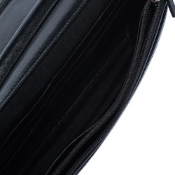 Pre Owned Chanel Black Caviar Leather CC Timeless Wallet On Chain