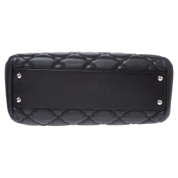 مملوكة مسبقًا Chanel Black Wild Stitch Quilted Leather Hampton Bag