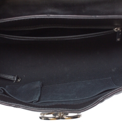 مملوكة مسبقًا Chanel Black Wild Stitch Quilted Leather Hampton Bag