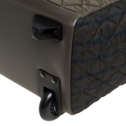 Chanel Fatigue Quilted Nylon Coco Cocoon Rolling Trolley