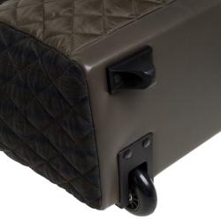 Chanel Fatigue Quilted Nylon Coco Cocoon Rolling Trolley