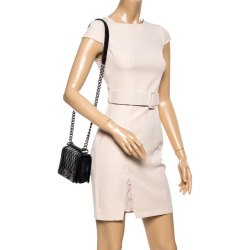 مملوكة مسبقًا Chanel Black Quilted Leather Small Boy Flap Bag