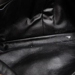 Pre Owned Chanel Black Chocolate Bar Quilted East West Flap Bag