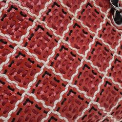 مملوكة مسبقًا Chanel Red & Black Patent Mademoiselle Bowling Bag