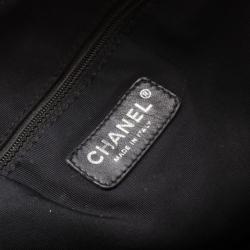 Pre Owned Chanel Silver Rue de Cambon Unlimited Large Boston Bag