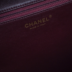 Pre Owned Chanel Blue Quilted Leather Large Trendy CC Bowler Bag
