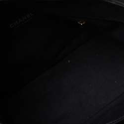 Pre Owned حقيبة يد شانيل "ليدي بيرلي" جلد كافيار أسود