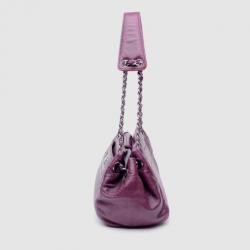 مملوكة مسبقًا Chanel Maroon Leather Shoulder Bag