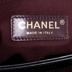 Pre Owned Chanel Black Quilted Leather Large Perfect Edge Flap Bag