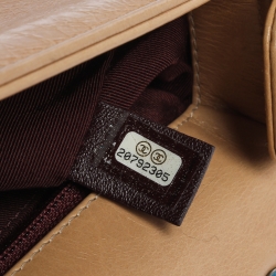 مملوكة مسبقًا Chanel Beige Quilted Leather Small Coco Boy Flap Bag