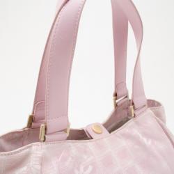 Pre Owned Chanel Nylon CC Logo Travel Line Tote