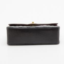 Pre Owned Chanel Vintage Black Quilted Lambskin Classic Mini Flap Bag 
