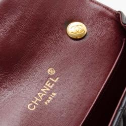 Pre Owned Chanel Vintage Black Quilted Lambskin Classic Mini Flap Bag 