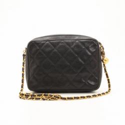 مملوكة مسبقًا Chanel Black Vintage Quilted Lambskin Tassel Shoulder Bag