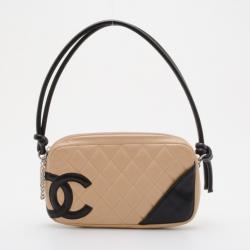 Chanel Ligne Cambon Quilted Pochette Handbag 