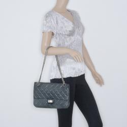 Pre Owned Chanel Limited Edition 50th Anniversary Grey 2.55 Flap bag