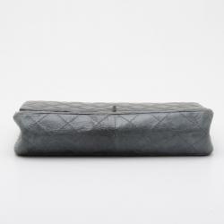 Pre Owned Chanel Limited Edition 50th Anniversary Grey 2.55 Flap bag