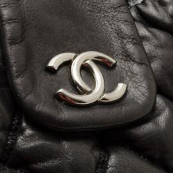 Chanel Black Quilted Bubble Hobo